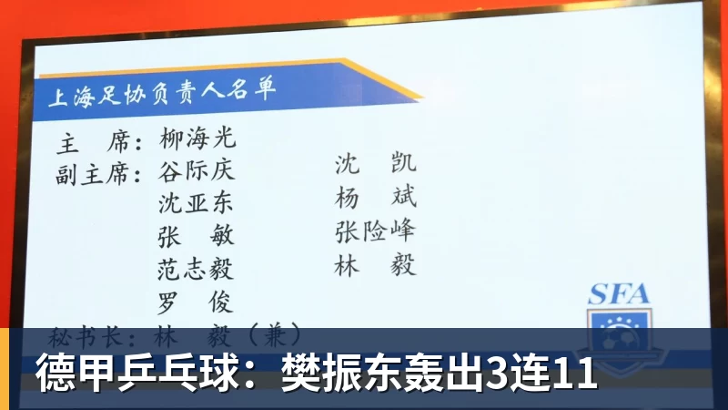 德甲乒乓球：樊振东轰出3连11